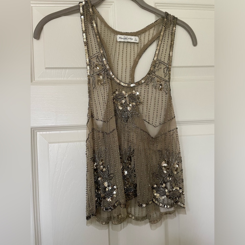 Abercrombie and Fitch sparkly top